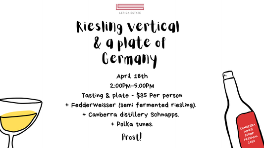 Riesling Vertical & a Plate of Germany