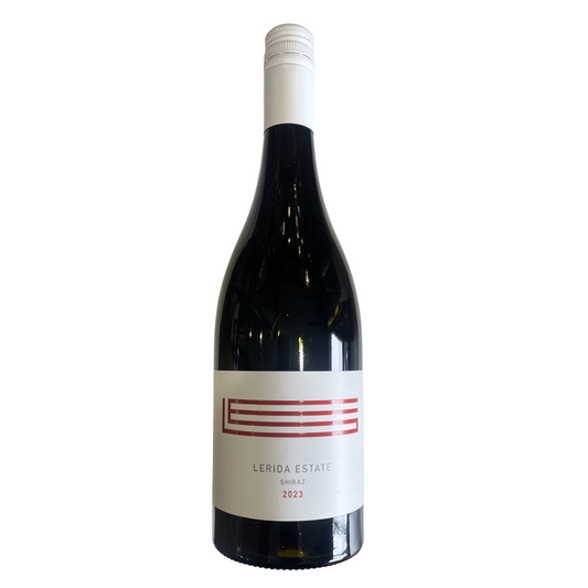 A bottle of Lerida Estate Shiraz 2023